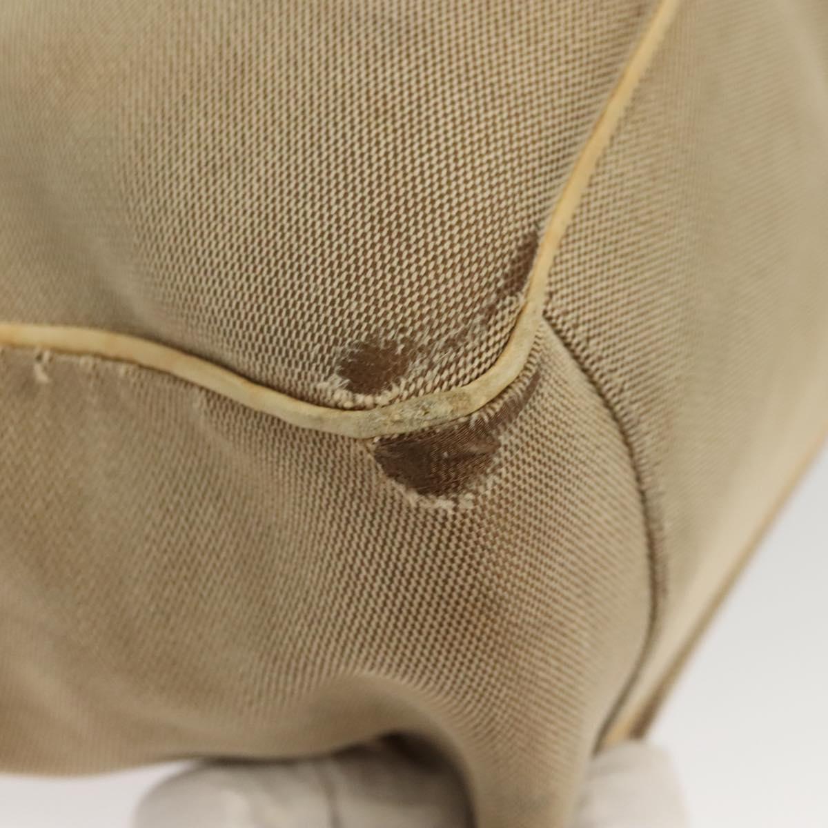 GUCCI GG Canvas Guccissima Bag Leather Canvas Outlet Beige Gold Auth ar13634