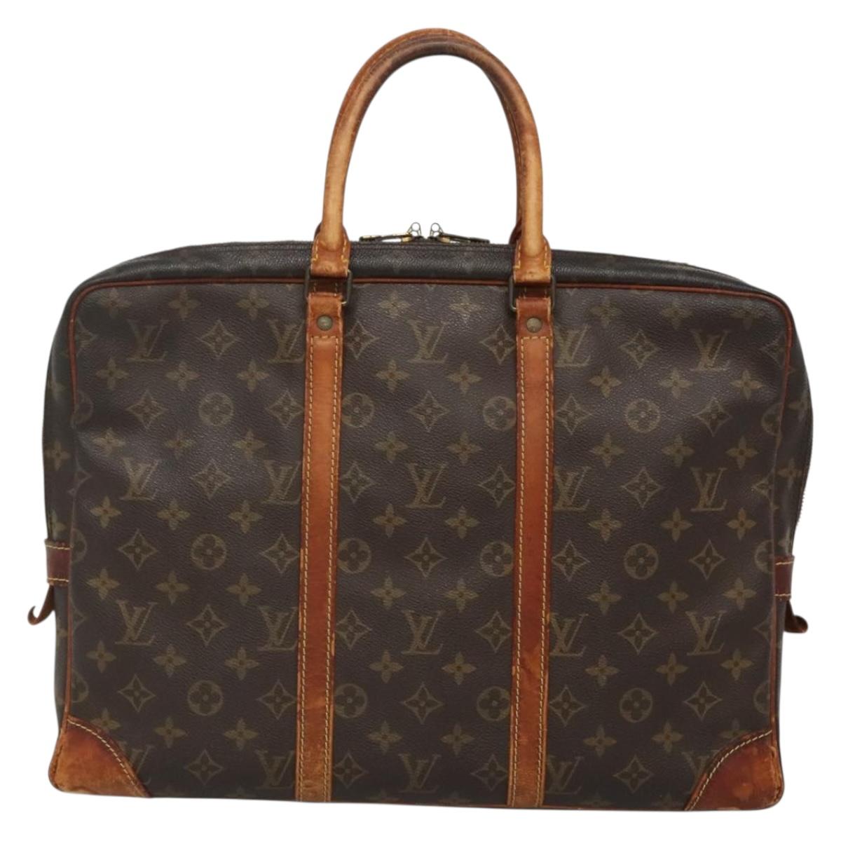 LOUIS VUITTON Monogram Porte Documents Voyage Business Bag M52005 Auth ar13687