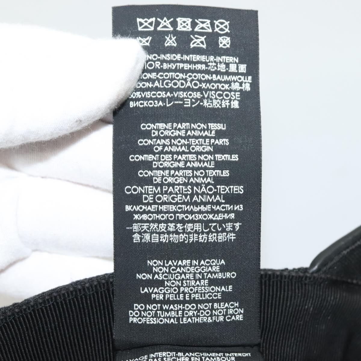 GUCCI GG Canvas Web Sherry Line Cap L Black Red Green 200035 Auth ar13699