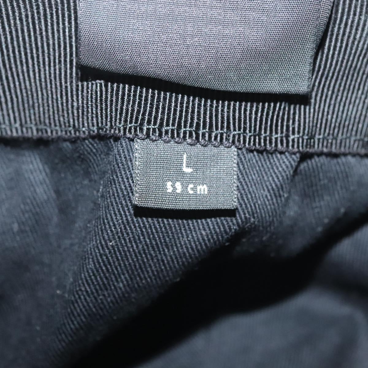 GUCCI GG Canvas Web Sherry Line Cap L Black Red Green 200035 Auth ar13699