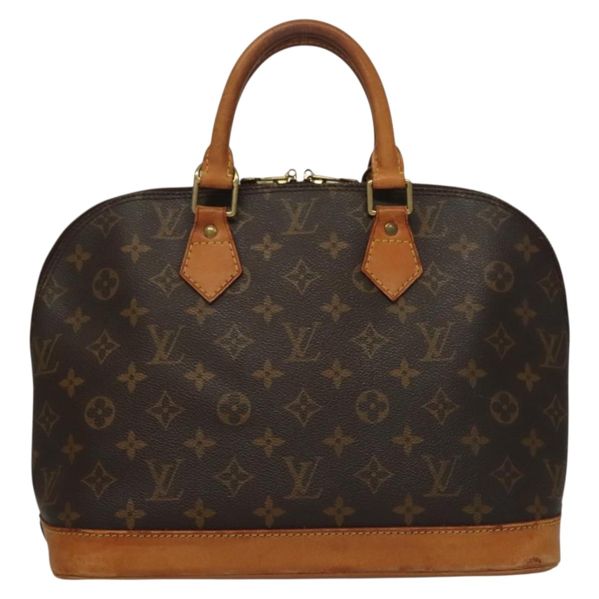 LOUIS VUITTON Monogram Alma Hand Bag M51130 LV Auth ar13722
