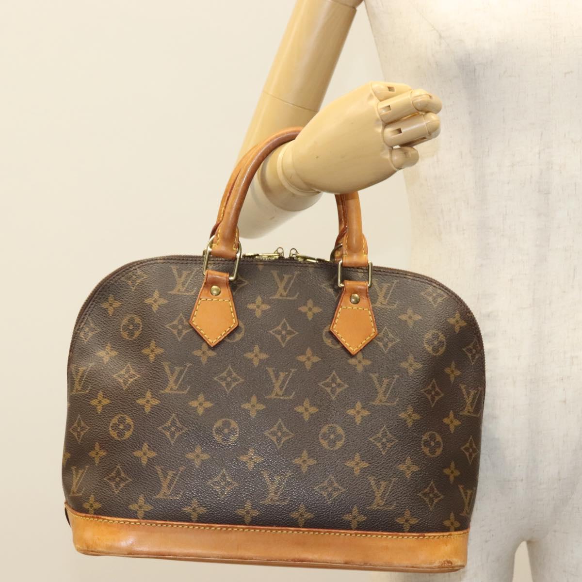 LOUIS VUITTON Monogram Alma Hand Bag M51130 LV Auth ar13722