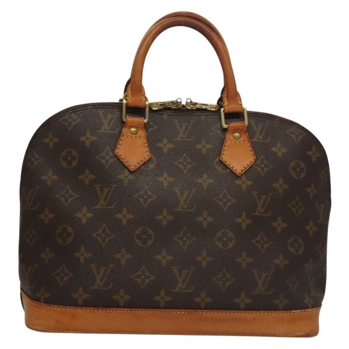 LOUIS VUITTON Monogram Alma Hand Bag M51130 LV Auth ar13722