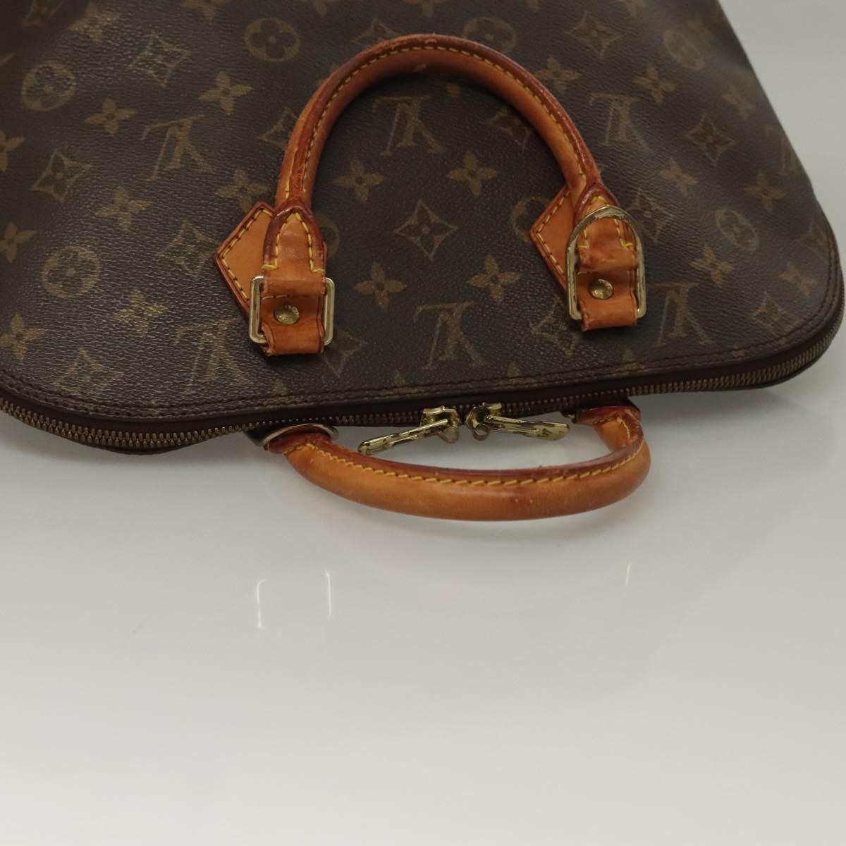 LOUIS VUITTON Monogram Alma Hand Bag M51130 LV Auth ar13722
