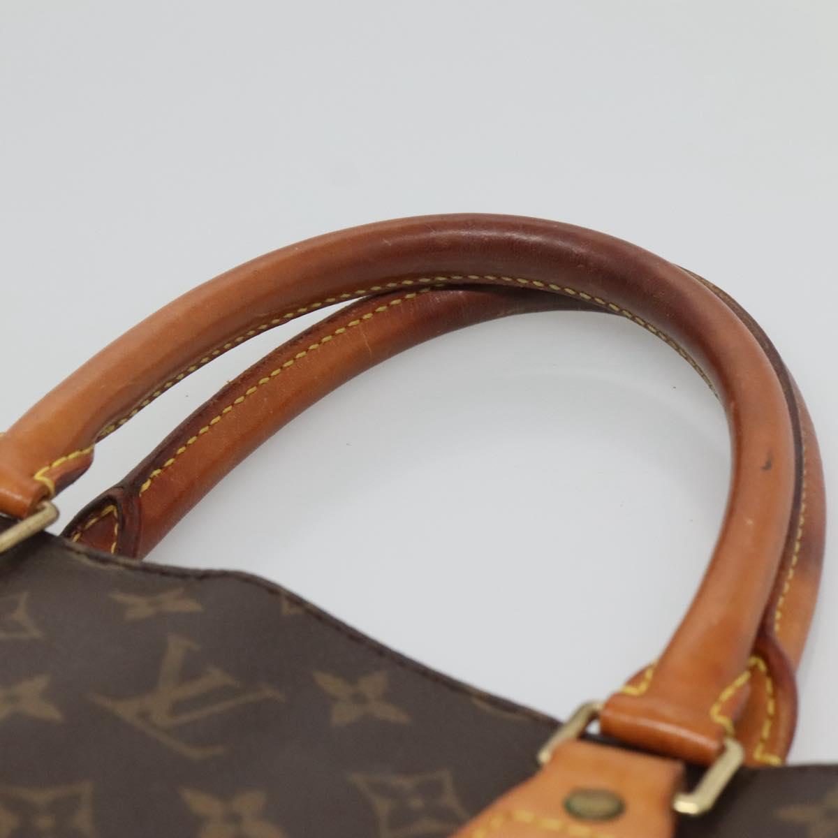 LOUIS VUITTON Monogram Sac Plat Hand Bag M51140 LV Auth ar13723