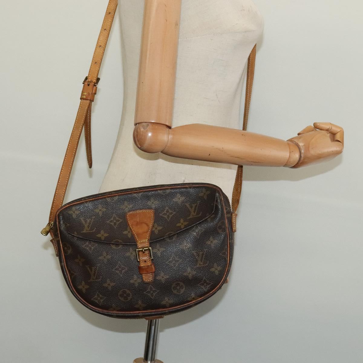 LOUIS VUITTON Monogram Jeune Fille MM Shoulder Bag M51226 LV Auth ar13725
