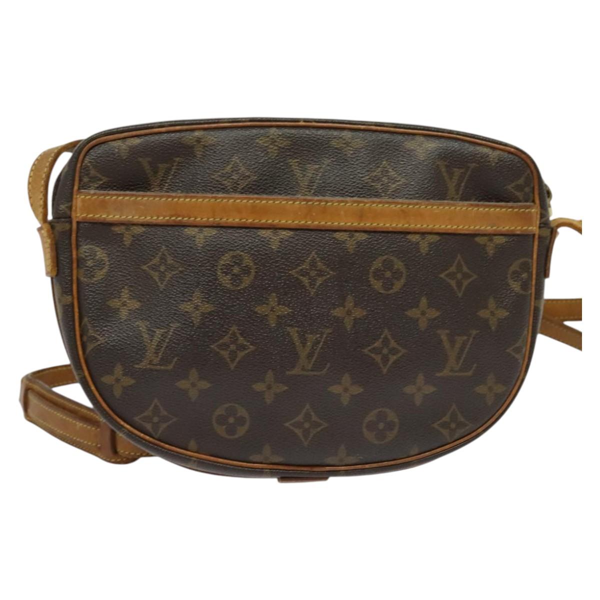 LOUIS VUITTON Monogram Jeune Fille MM Shoulder Bag M51226 LV Auth ar13725