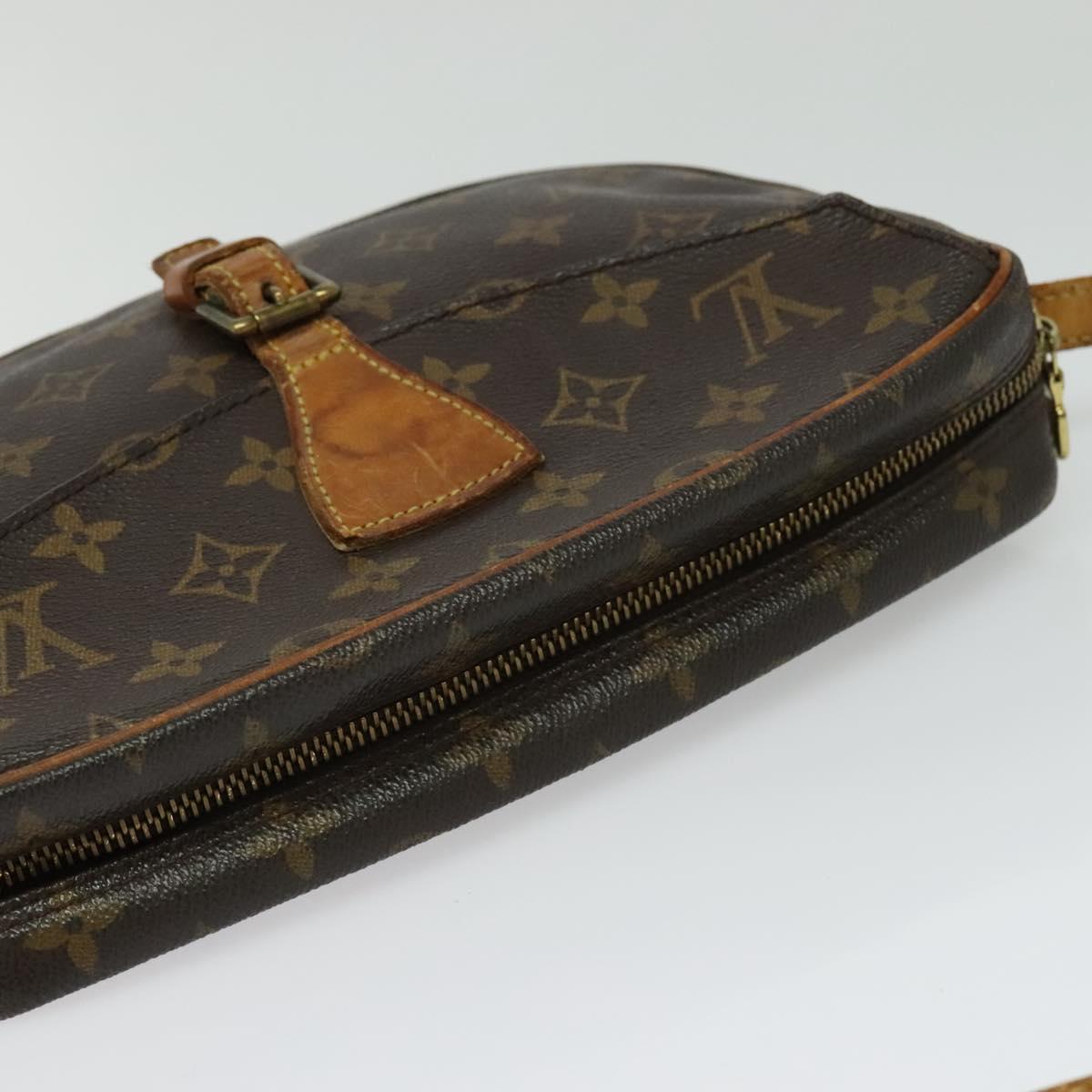 LOUIS VUITTON Monogram Jeune Fille MM Shoulder Bag M51226 LV Auth ar13725