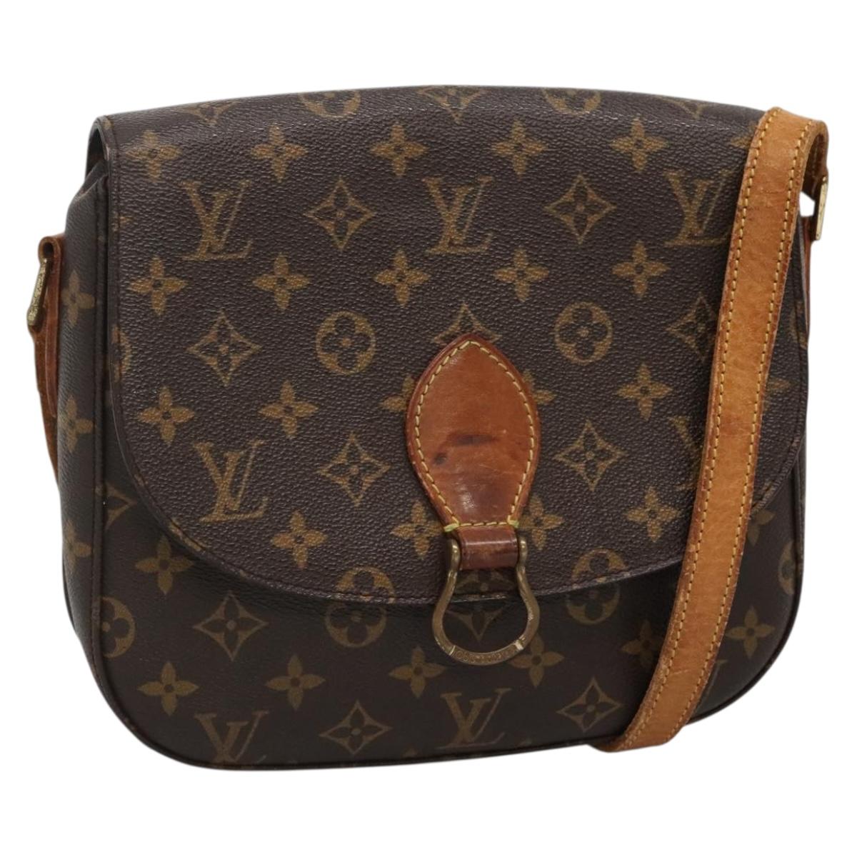 LOUIS VUITTON Monogram Saint Cloud GM Shoulder Bag M51242 LV Auth ar13728