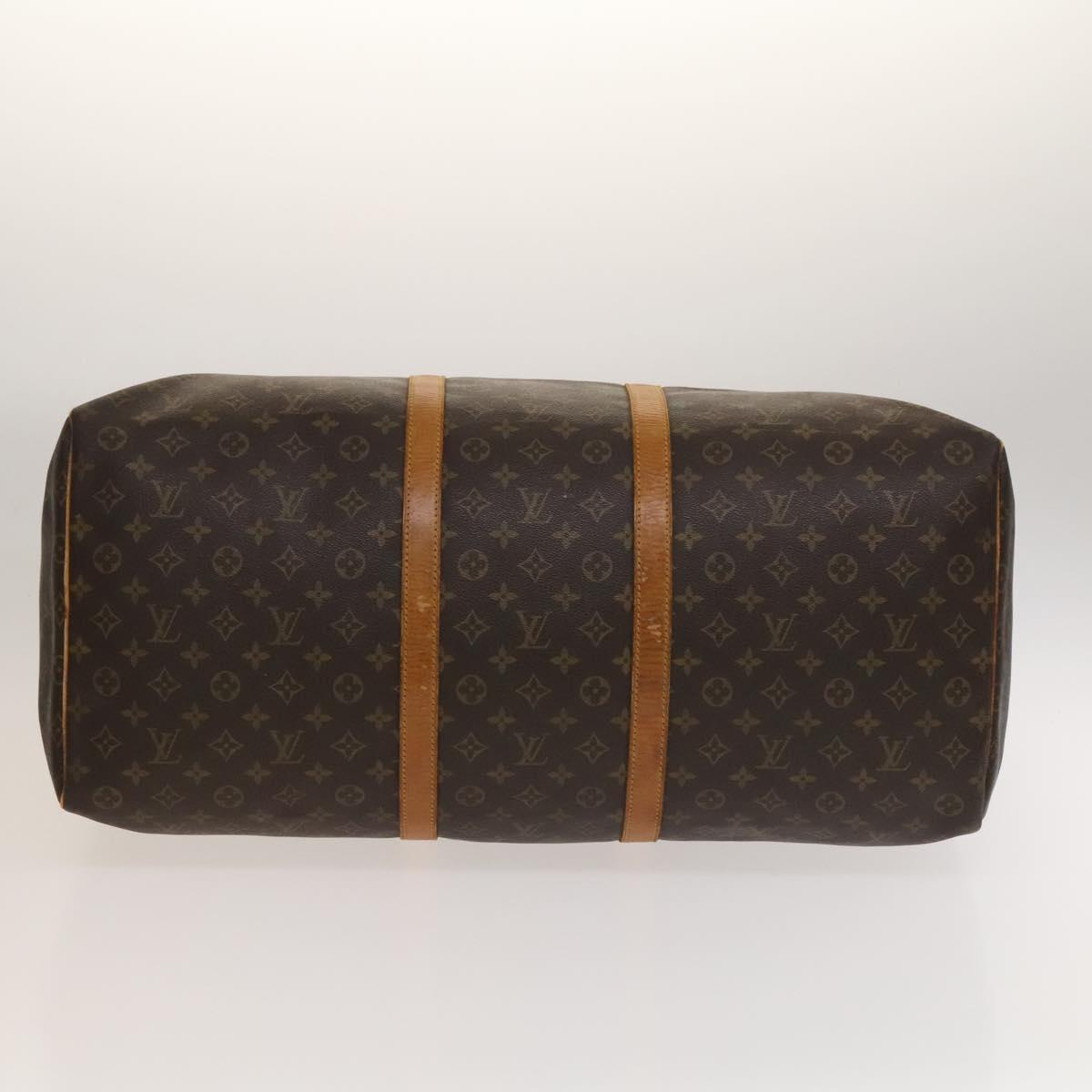 LOUIS VUITTON Monogram Keepall 60 Boston Bag M41422 LV Auth ar13733