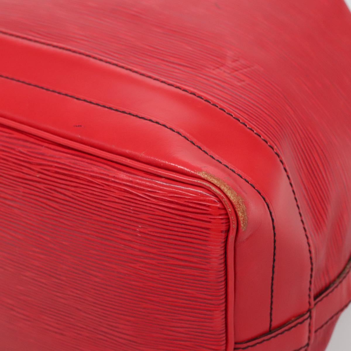 LOUIS VUITTON Epi Noe Shoulder Bag Red M44007 LV Auth ar13738