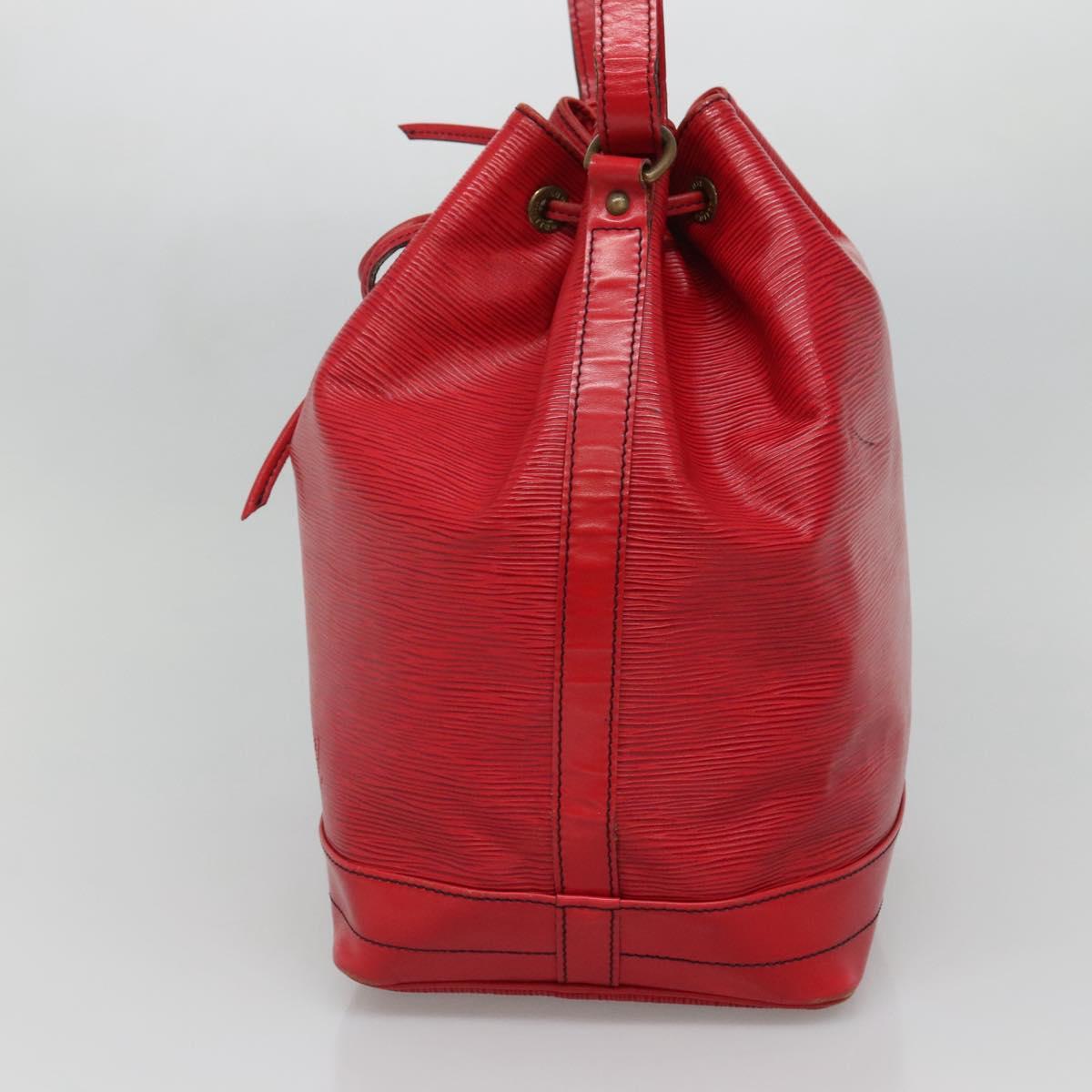 LOUIS VUITTON Epi Noe Shoulder Bag Red M44007 LV Auth ar13738