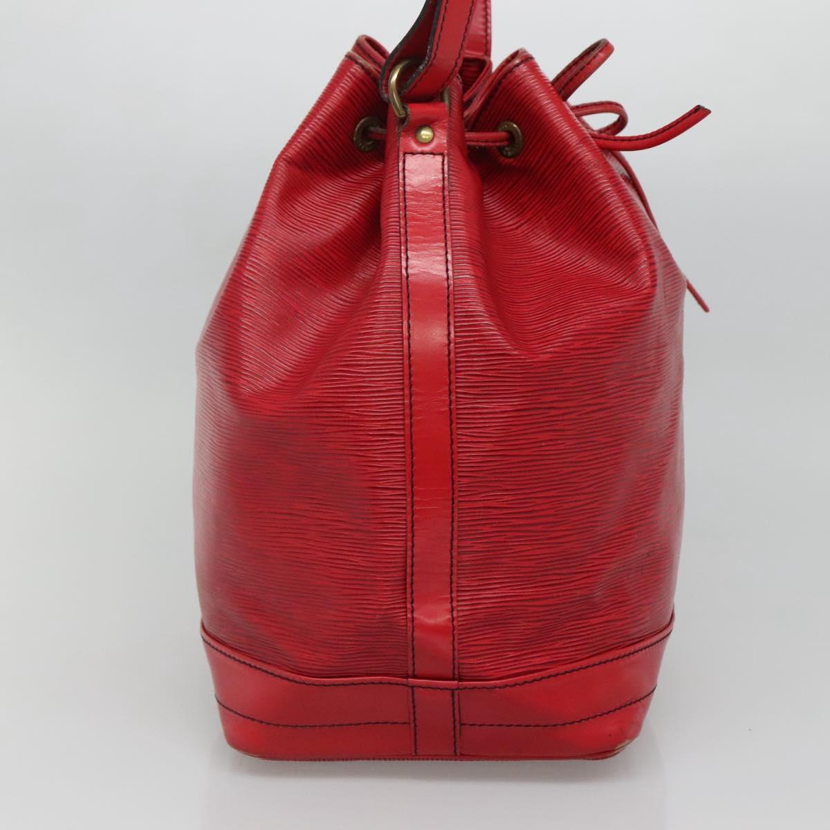 LOUIS VUITTON Epi Noe Shoulder Bag Red M44007 LV Auth ar13739