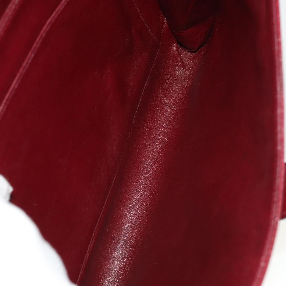 GIVENCHY Barry Shoulder Bag Leather 2 Set Navy Bordeaux Auth ar13745