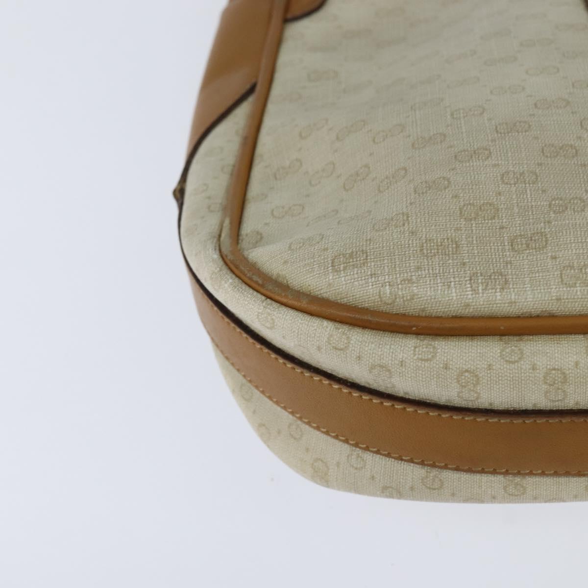 GUCCI Micro GG Supreme Web Sherry Line Bag PVC Beige 001 115 0914 Auth ar13755