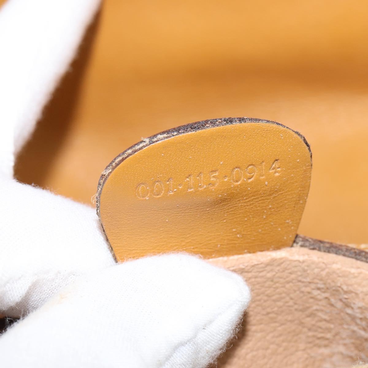 GUCCI Micro GG Supreme Web Sherry Line Bag PVC Beige 001 115 0914 Auth ar13755