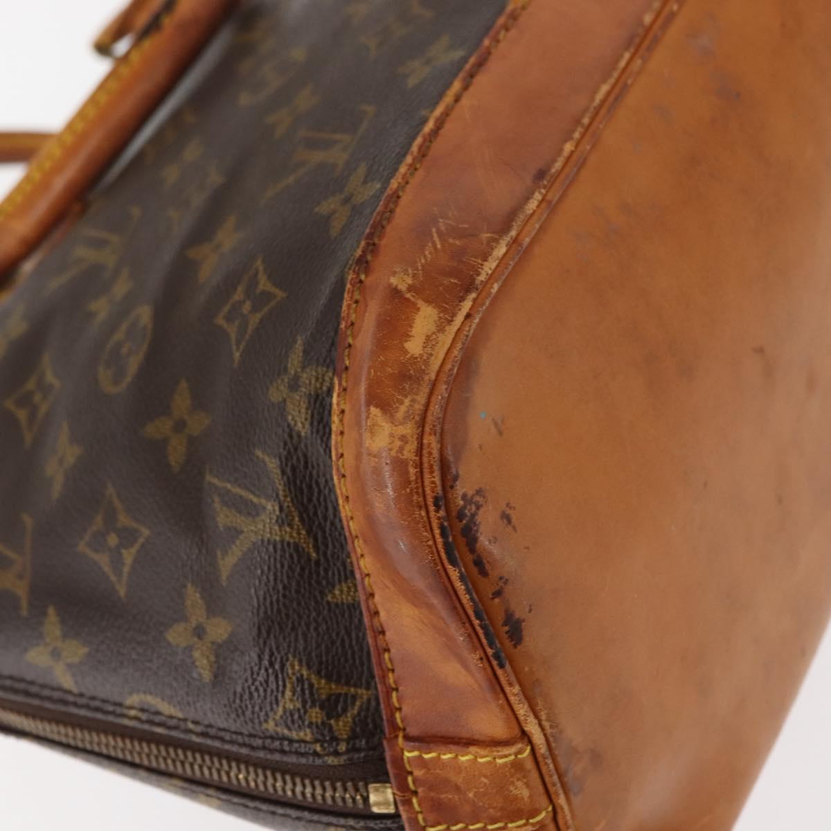 LOUIS VUITTON Monogram Alma Hand Bag M51130 LV Auth ar13761