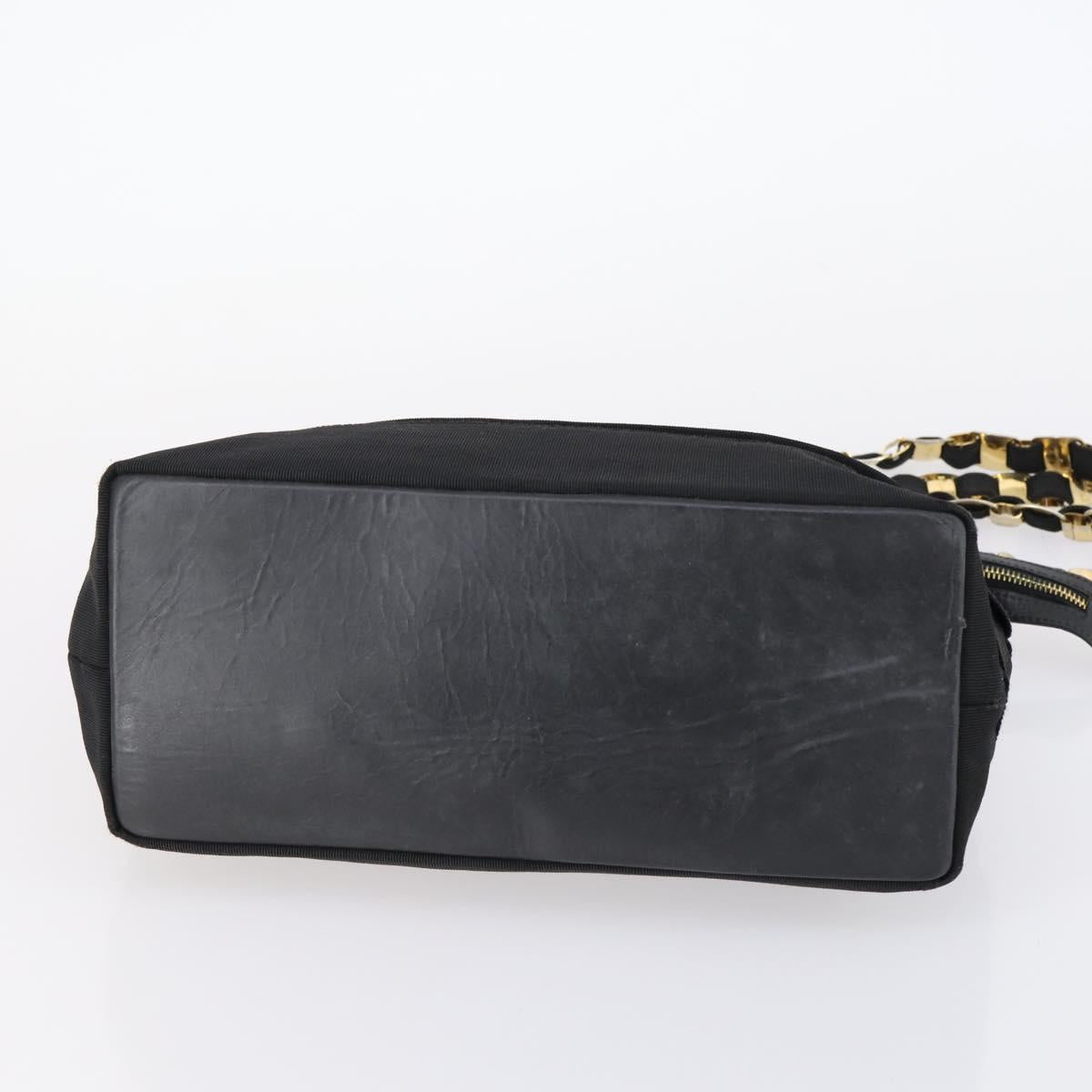 Salvatore Ferragamo Vala Bag Leather Canvas 3Set Black Auth ar13765