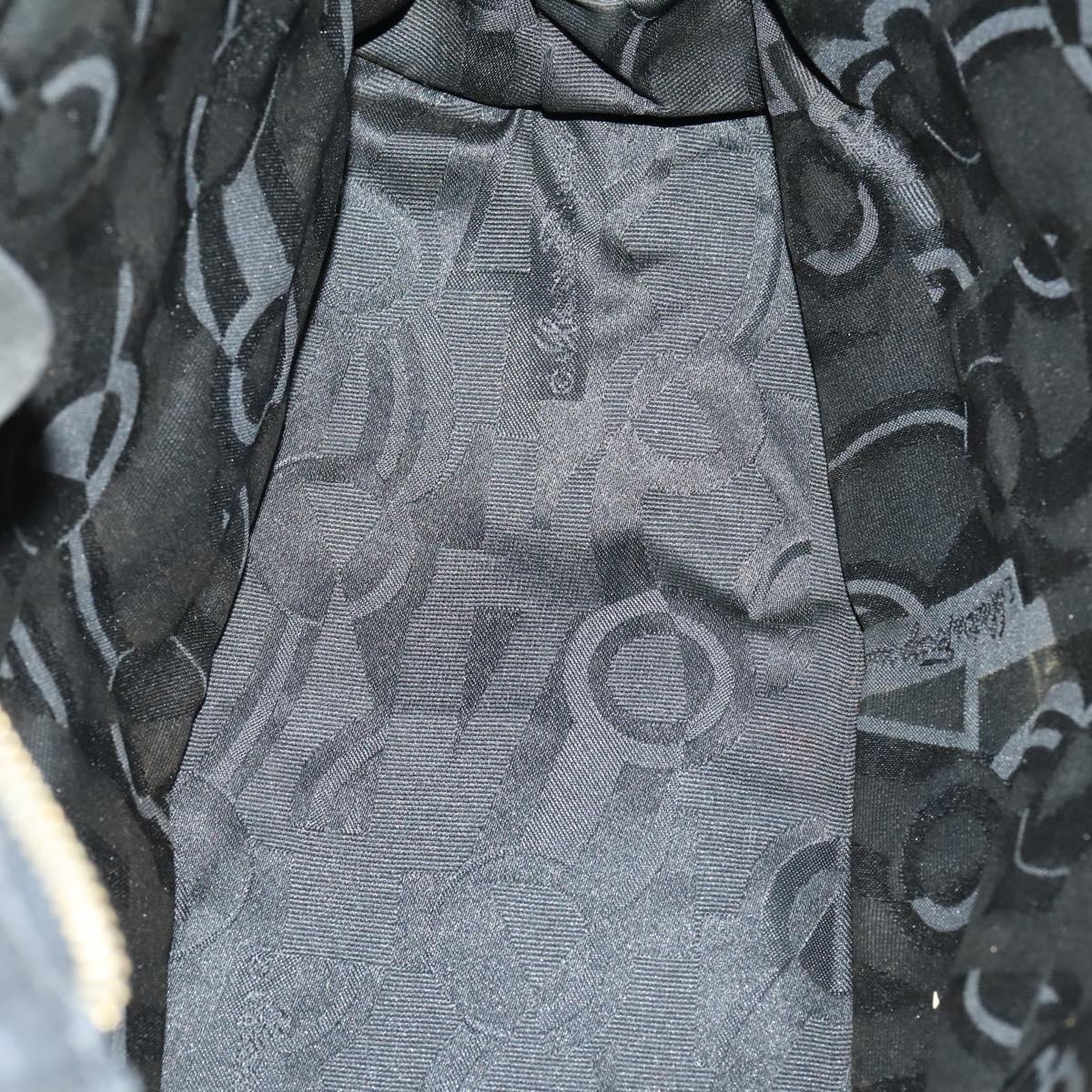 Salvatore Ferragamo Vala Bag Leather Canvas 3Set Black Auth ar13765