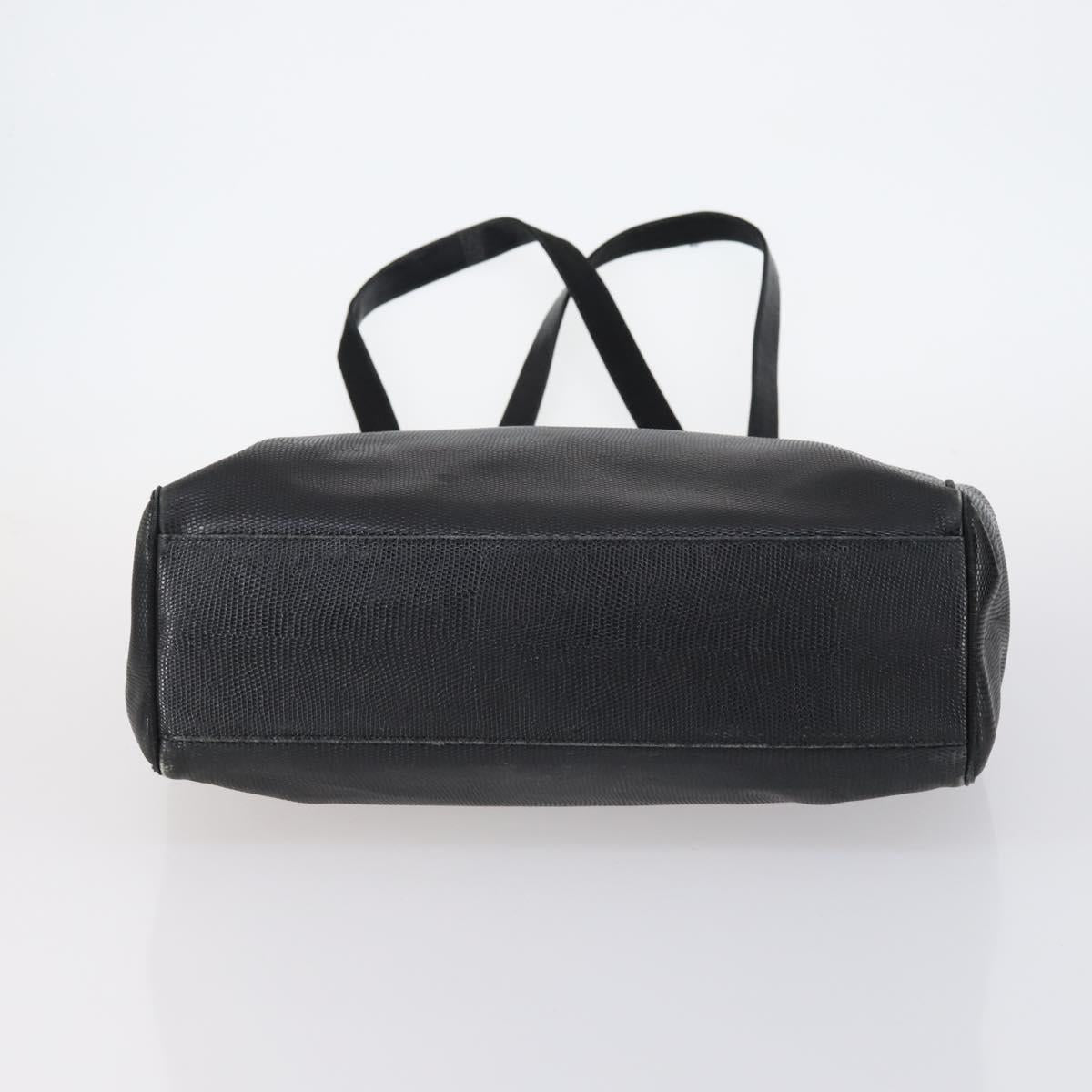 Salvatore Ferragamo Vala Bag Leather Canvas 3Set Black Auth ar13765