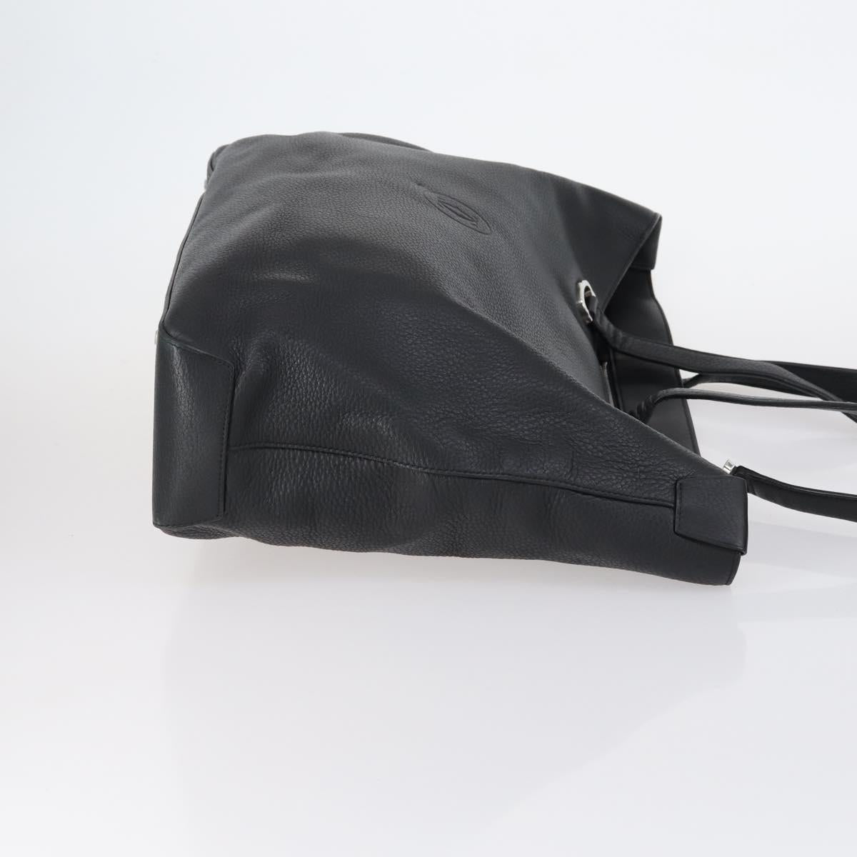 CARTIER Must Line Clutch Bag Leather 3 Set Bordeaux Black beige Auth ar13766