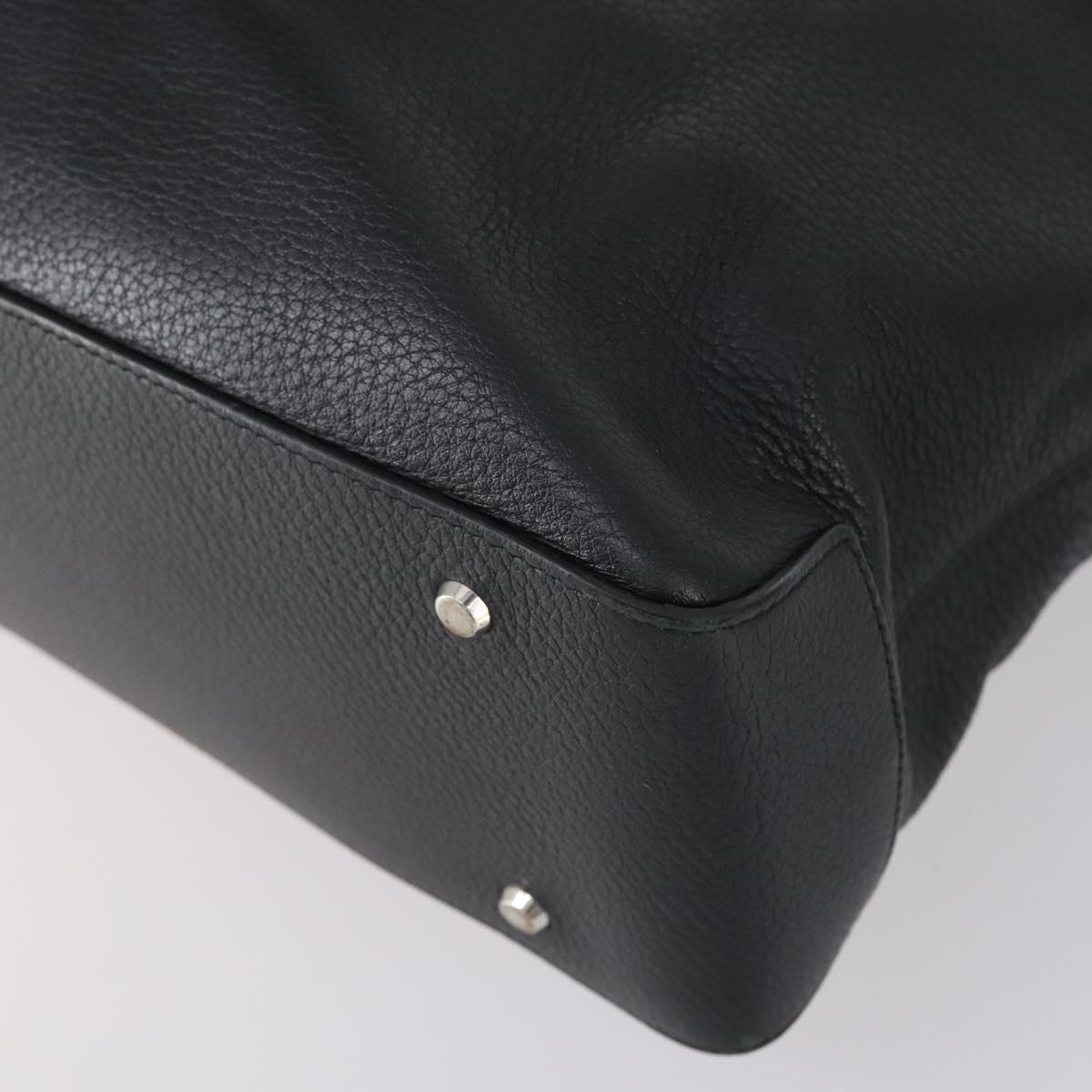 CARTIER Must Line Clutch Bag Leather 3 Set Bordeaux Black beige Auth ar13766