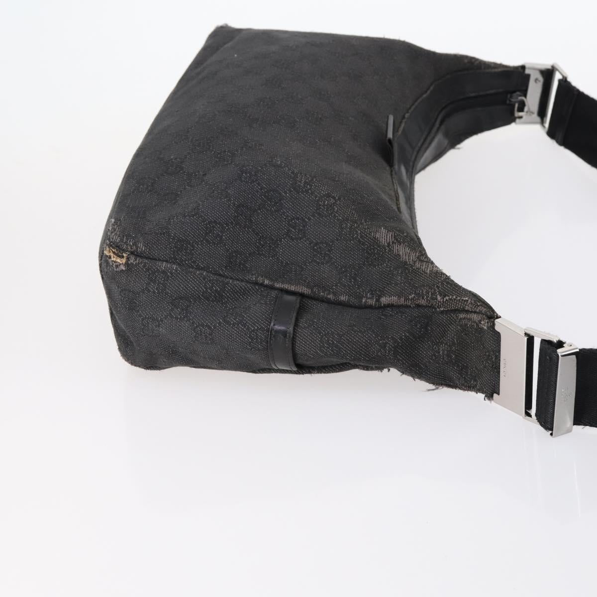 GUCCI GG Canvas Bag Canvas nylon 3Set Black Auth ar13767