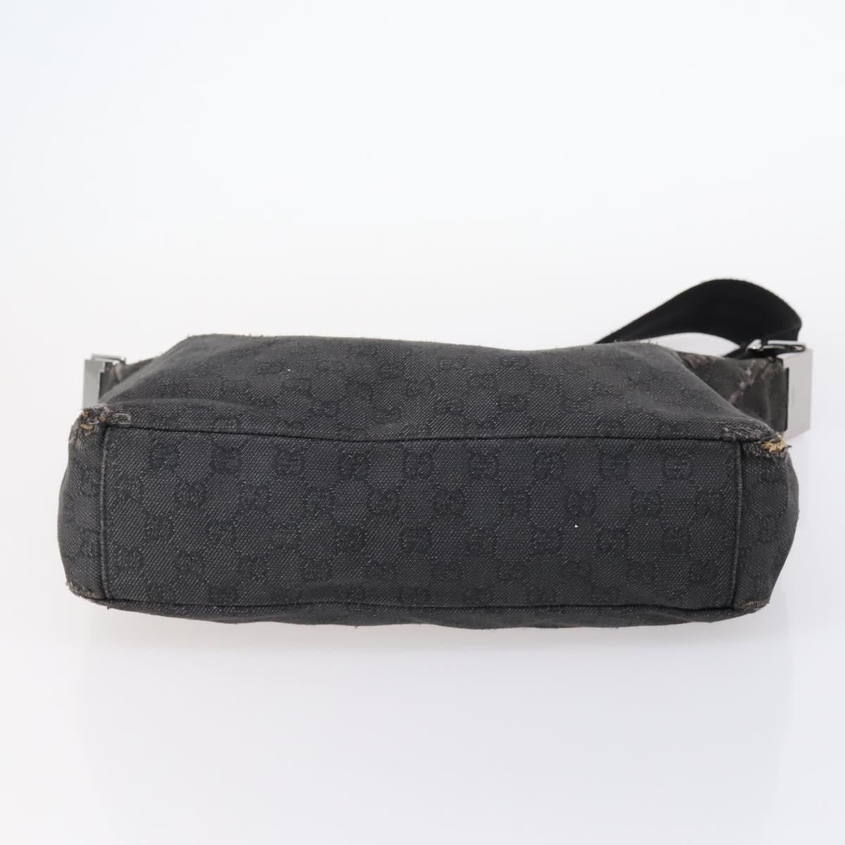 GUCCI GG Canvas Bag Canvas nylon 3Set Black Auth ar13767