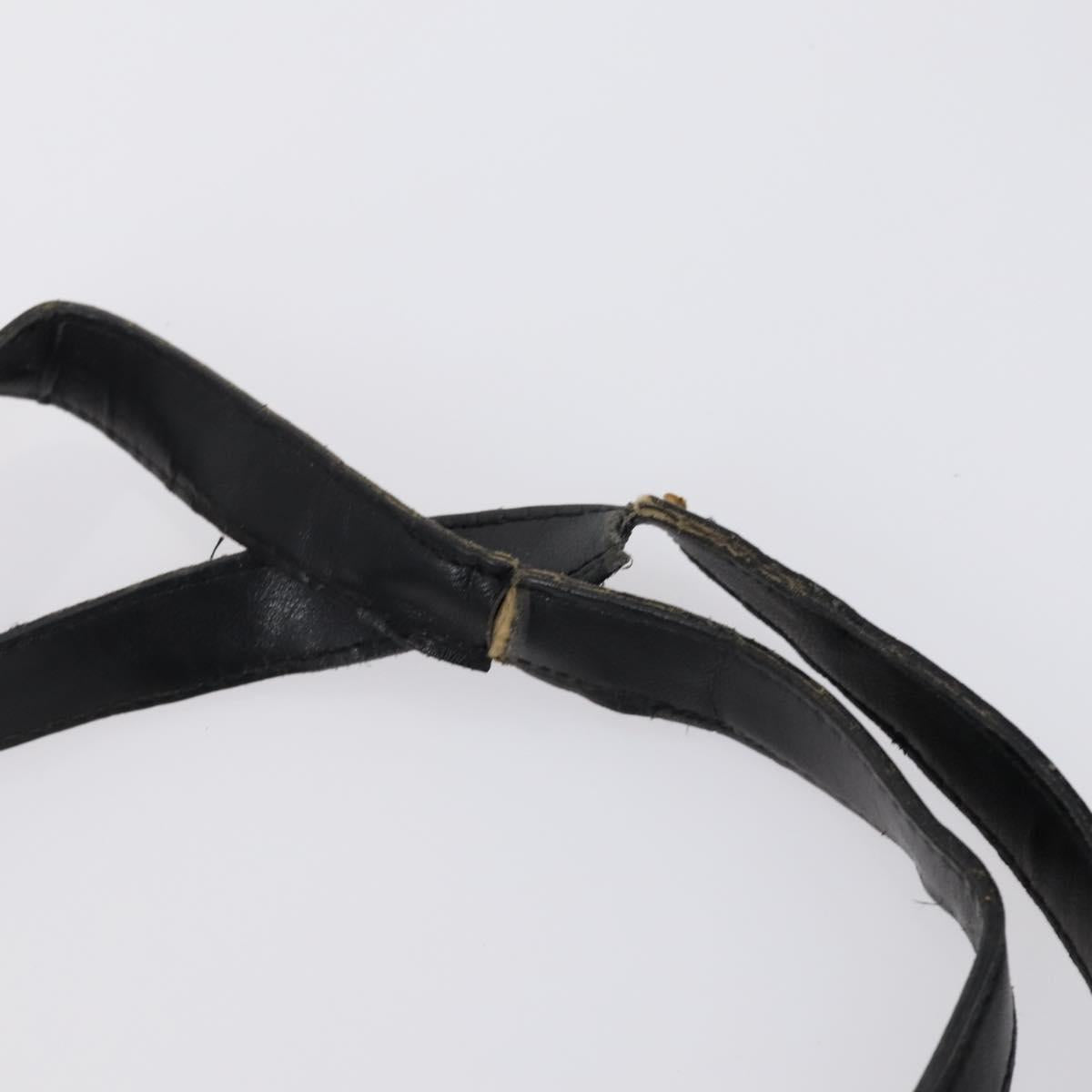 FENDI Pecan Bag Canvas Coated Canvas 3 Set Black Brown Auth ar13768