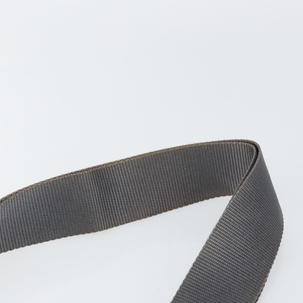 PRADA Shoulder Bag Nylon Light Blue Silver Auth ar13778