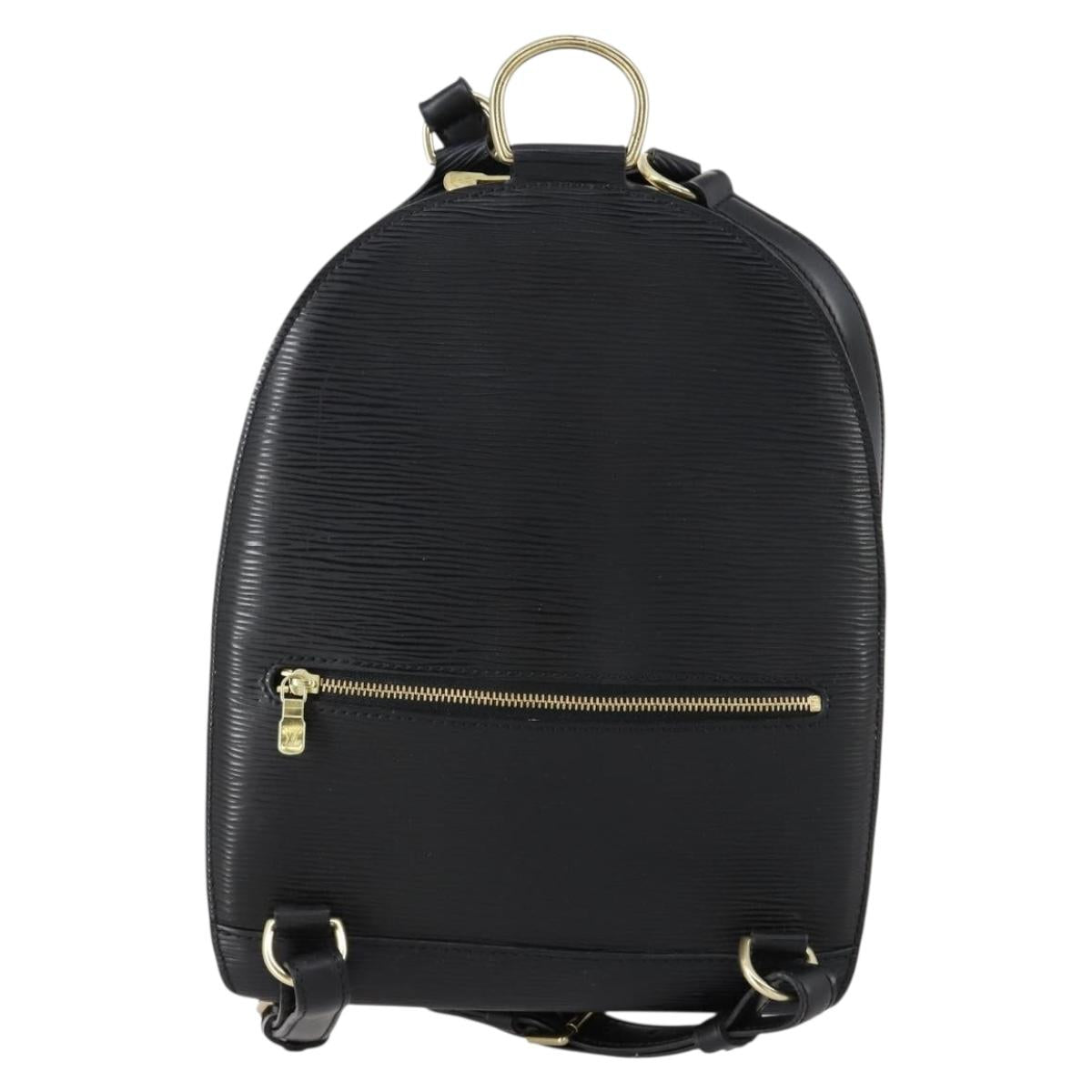 LOUIS VUITTON Epi Mabillon Backpack Black M52232 LV Auth ar13785