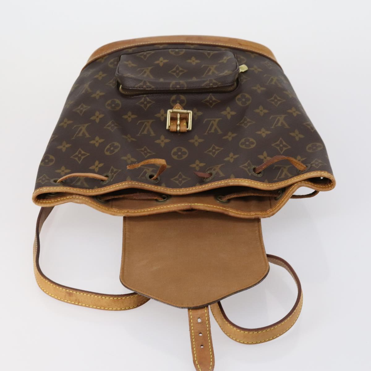 LOUIS VUITTON Monogram Montsouris PM Backpack M51137 LV Auth ar13787