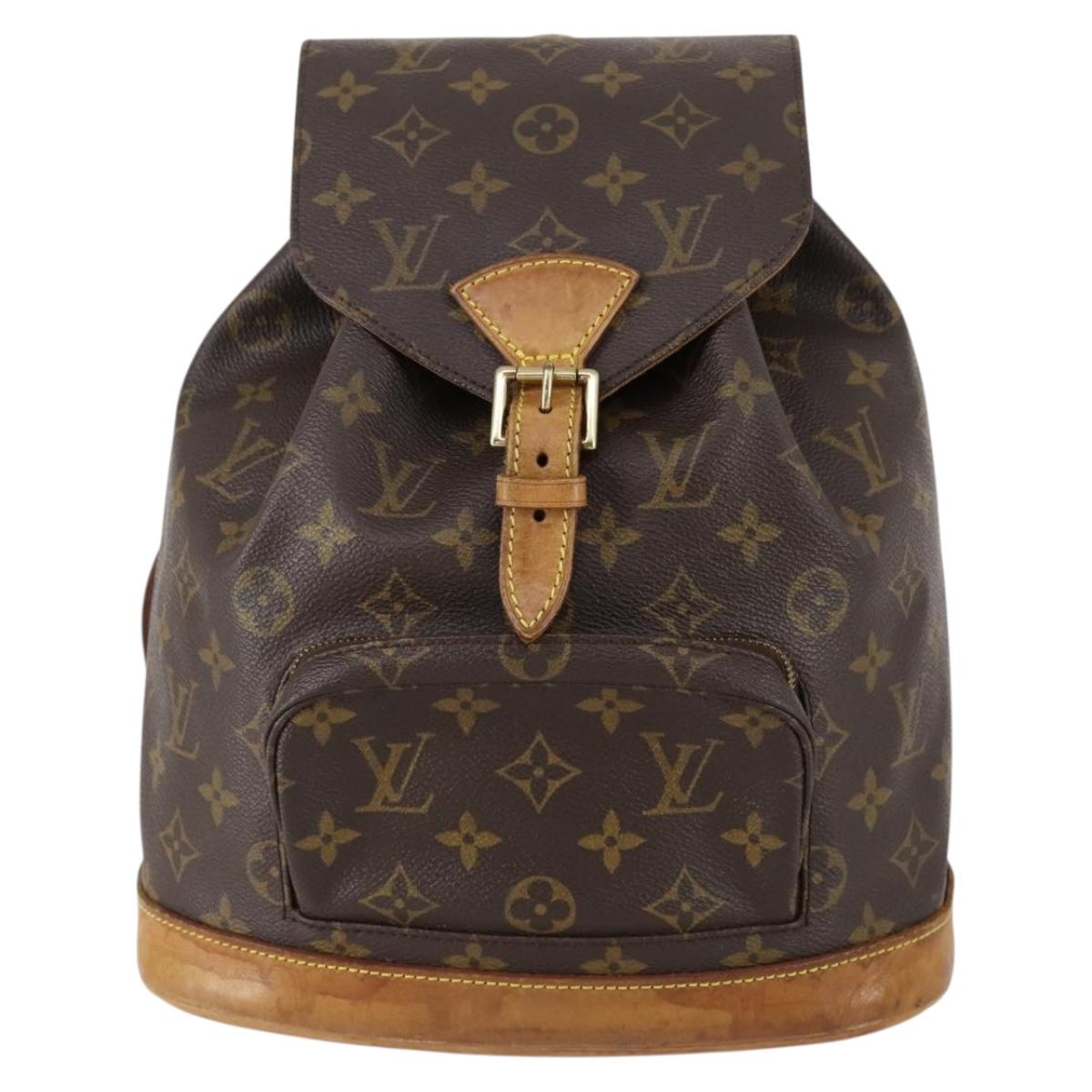 LOUIS VUITTON Monogram Montsouris PM Backpack M51137 LV Auth ar13787