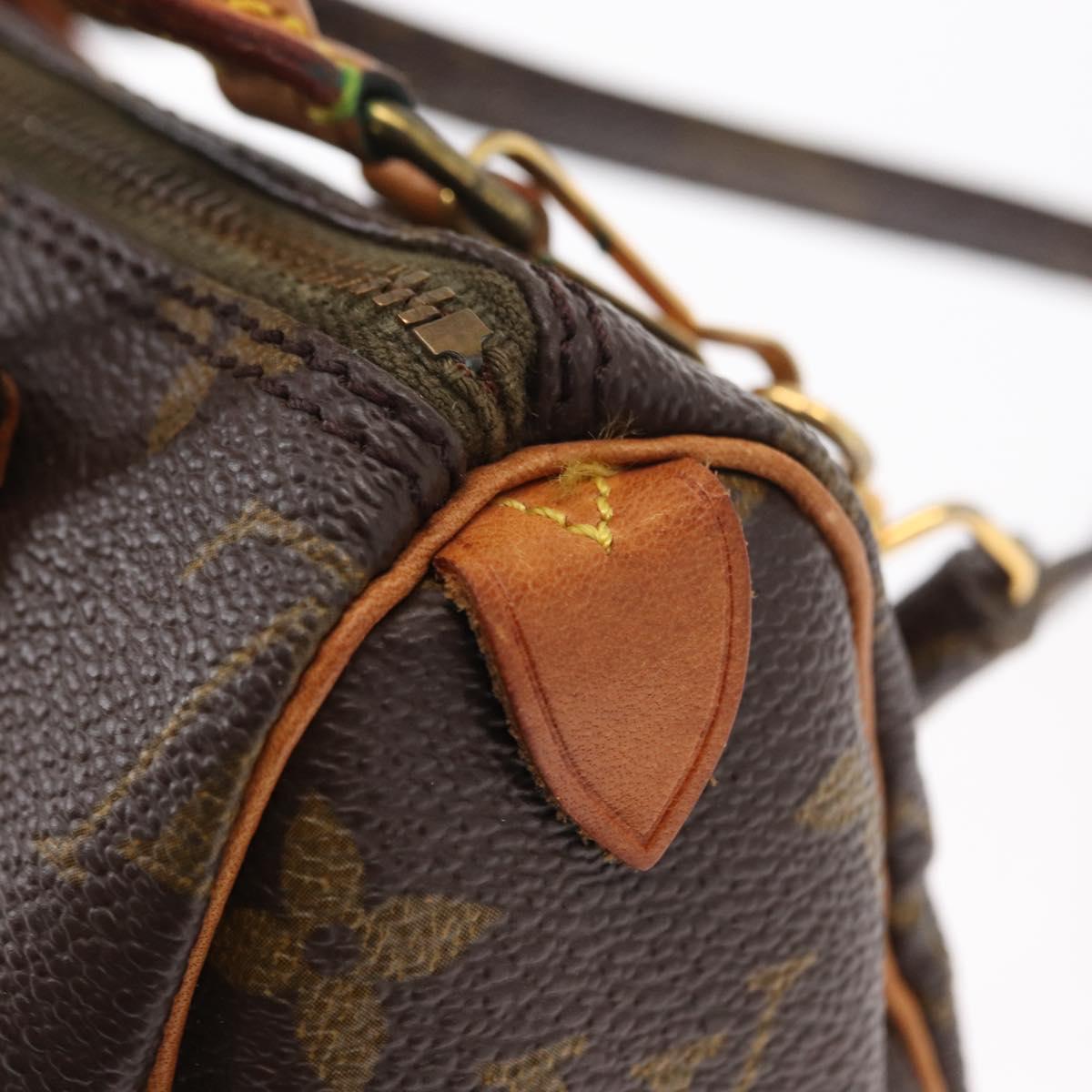 LOUIS VUITTON Monogram Mini Speedy Hand Bag M41534 LV Auth ar13788