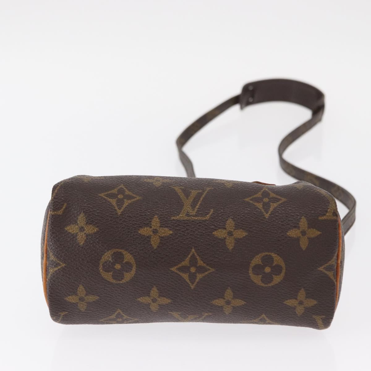 LOUIS VUITTON Monogram Mini Speedy Hand Bag M41534 LV Auth ar13789