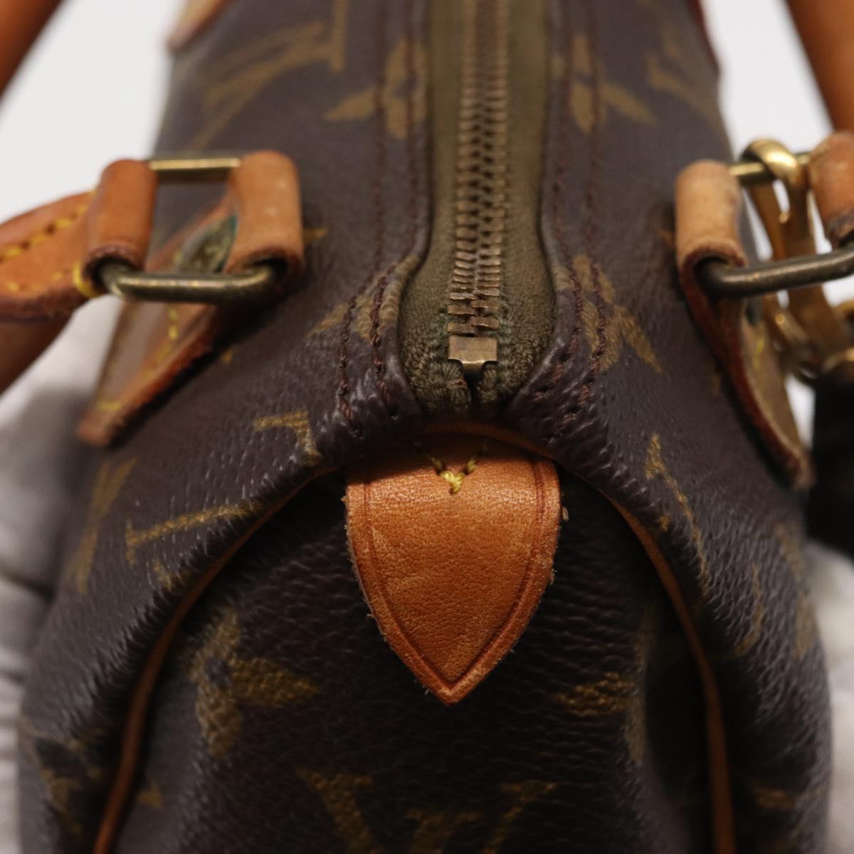 LOUIS VUITTON Monogram Mini Speedy Hand Bag M41534 LV Auth ar13789