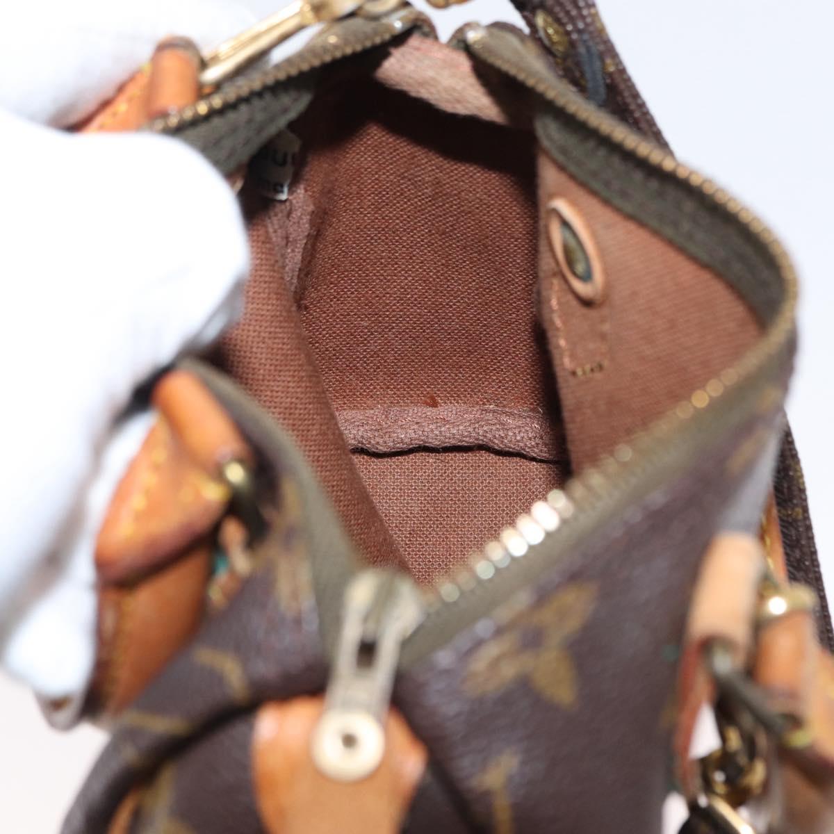 LOUIS VUITTON Monogram Mini Speedy Hand Bag M41534 LV Auth ar13789