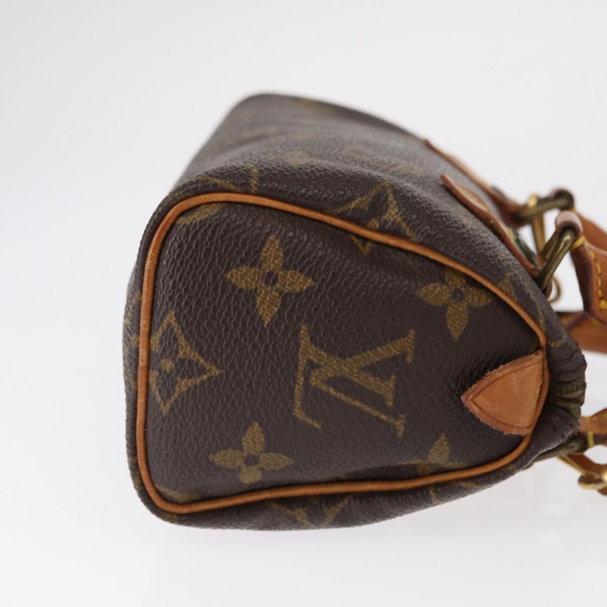 LOUIS VUITTON Monogram Mini Speedy Hand Bag M41534 LV Auth ar13789