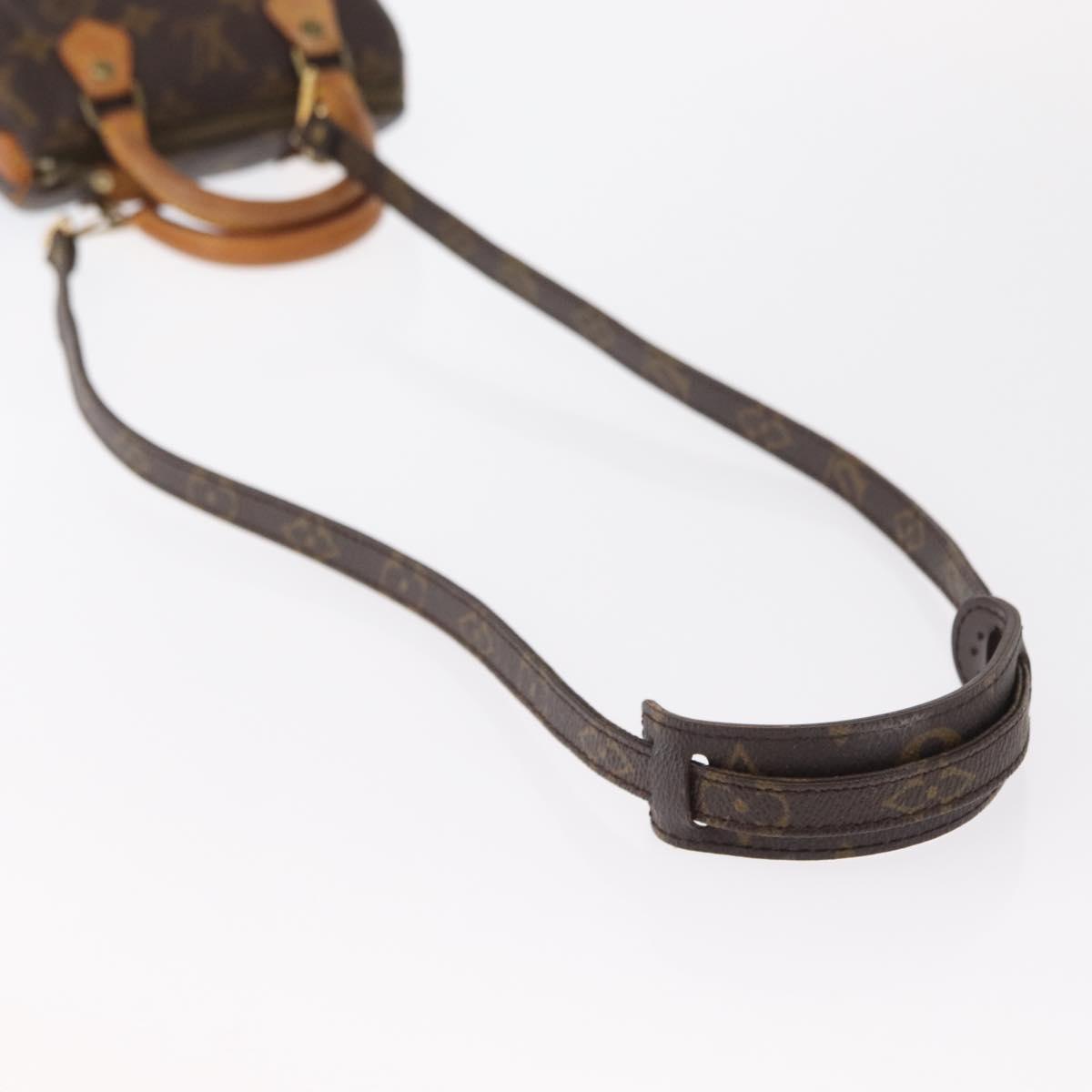 LOUIS VUITTON Monogram Mini Speedy Hand Bag M41534 LV Auth ar13789