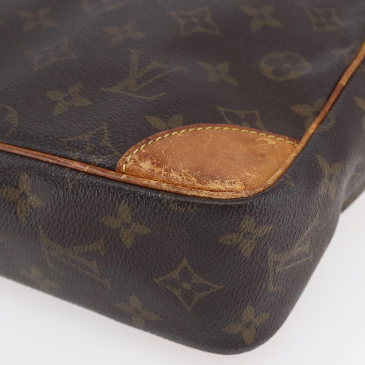 LOUIS VUITTON Monogram Compiegne 28 Clutch Bag M51845 LV Auth ar13794
