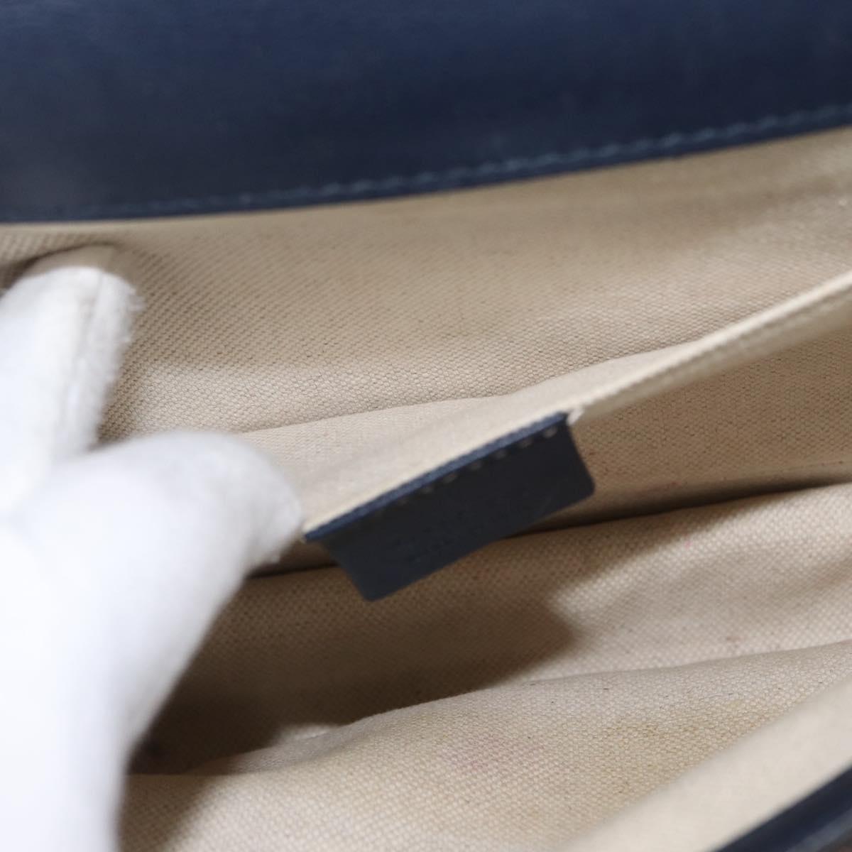 GUCCI Bamboo Dionysus Hand Bag Leather Red Navy Green 448075 Auth ar13800