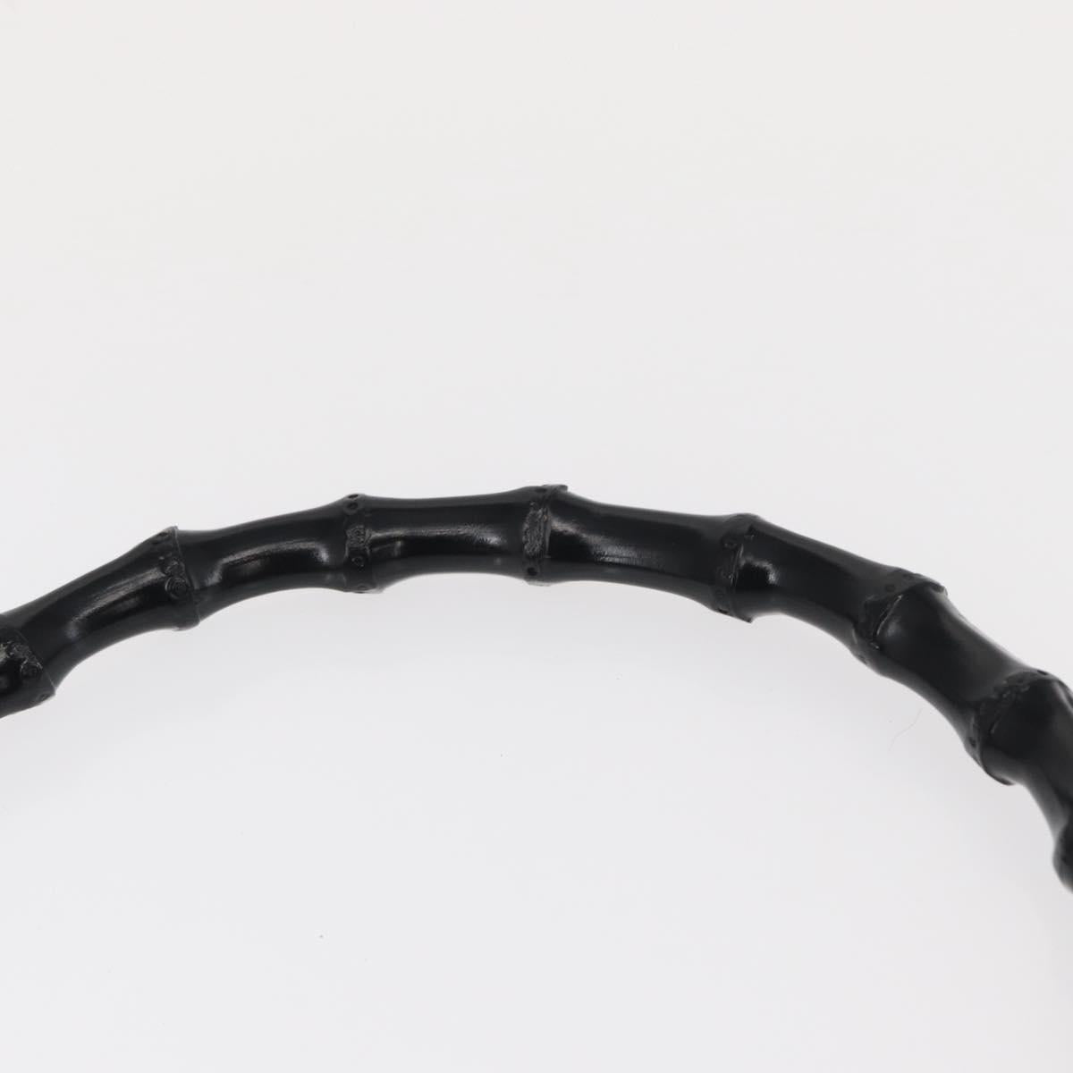 GUCCI Bamboo Hand Bag Leather Brown Gold 001 1883 Auth ar13802