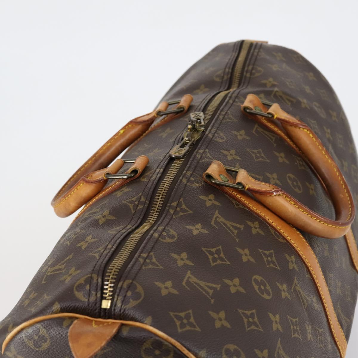 LOUIS VUITTON Monogram Keepall 50 Boston Bag M41426 LV Auth ar13807