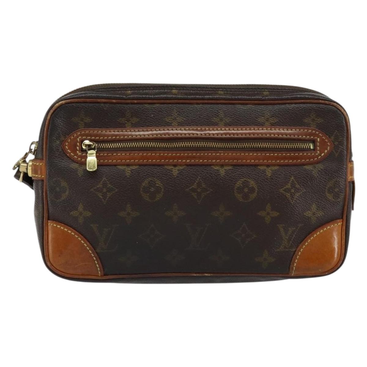 LOUIS VUITTON Monogram Marly Dragonne GM Clutch Bag M51825 LV Auth ar13824