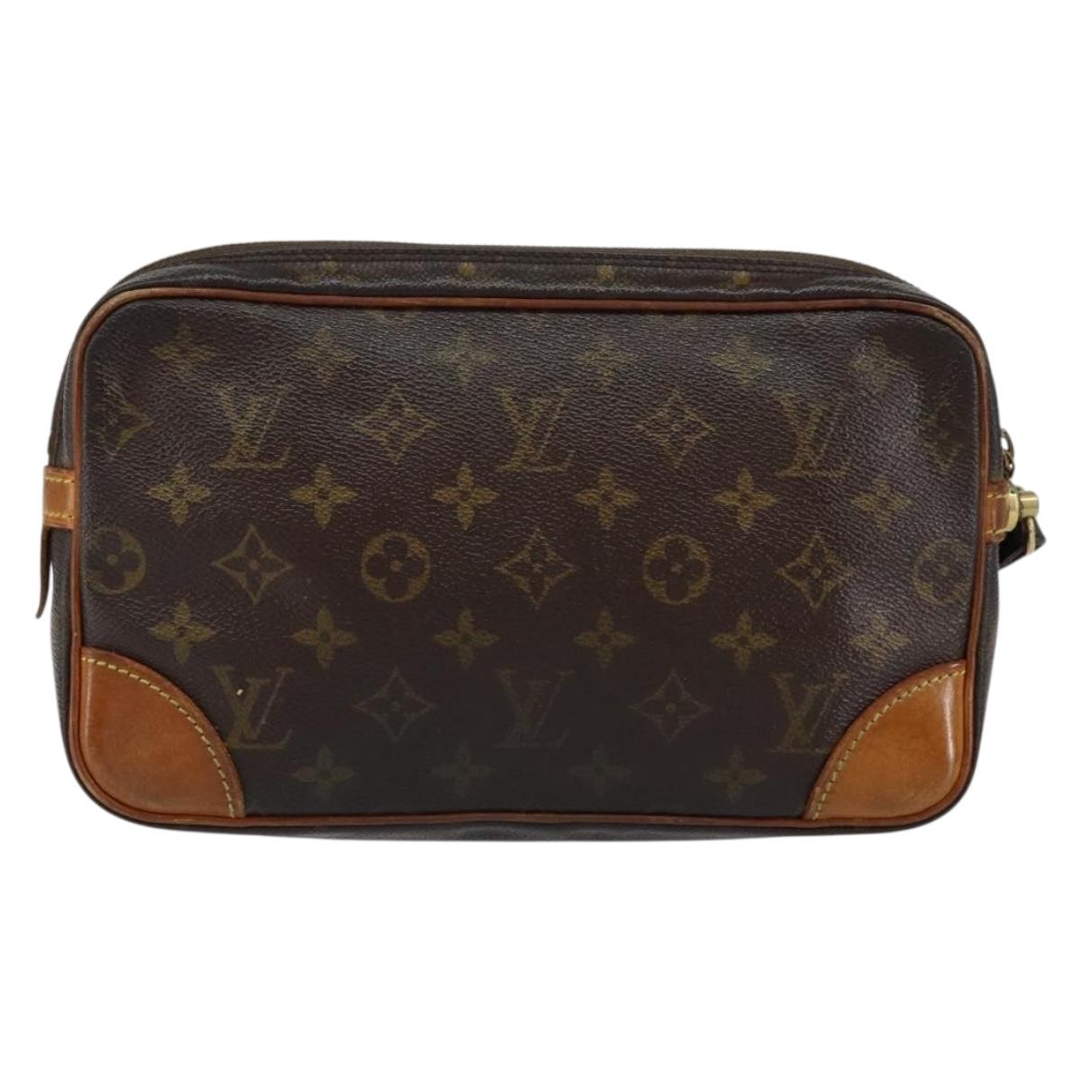 LOUIS VUITTON Monogram Marly Dragonne GM Clutch Bag M51825 LV Auth ar13824