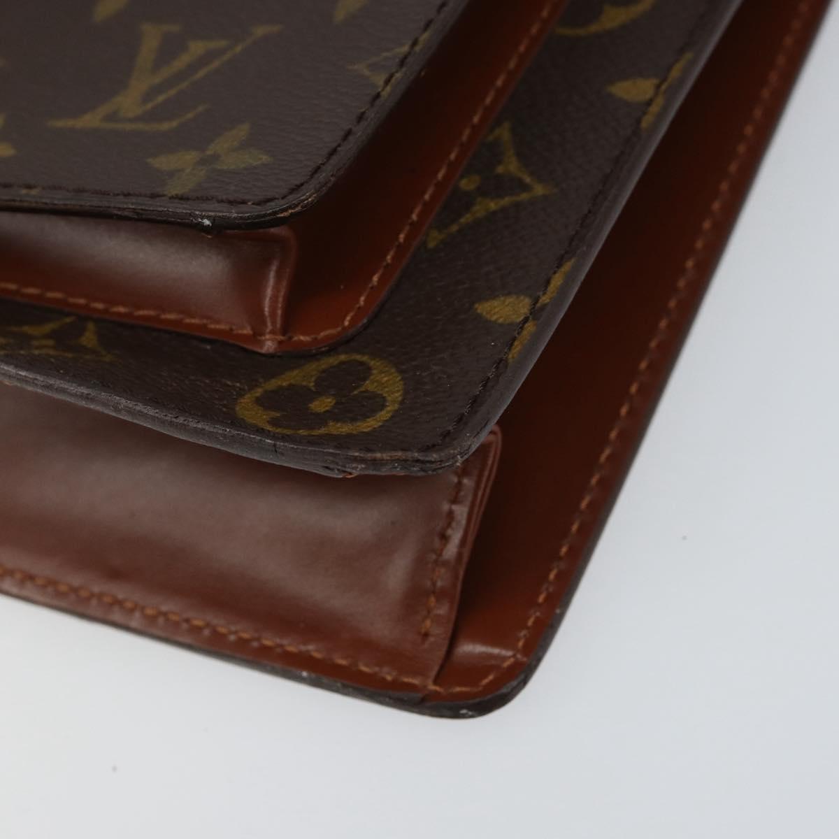 LOUIS VUITTON Monogram Monceau 28 Hand Bag M51185 LV Auth ar13826