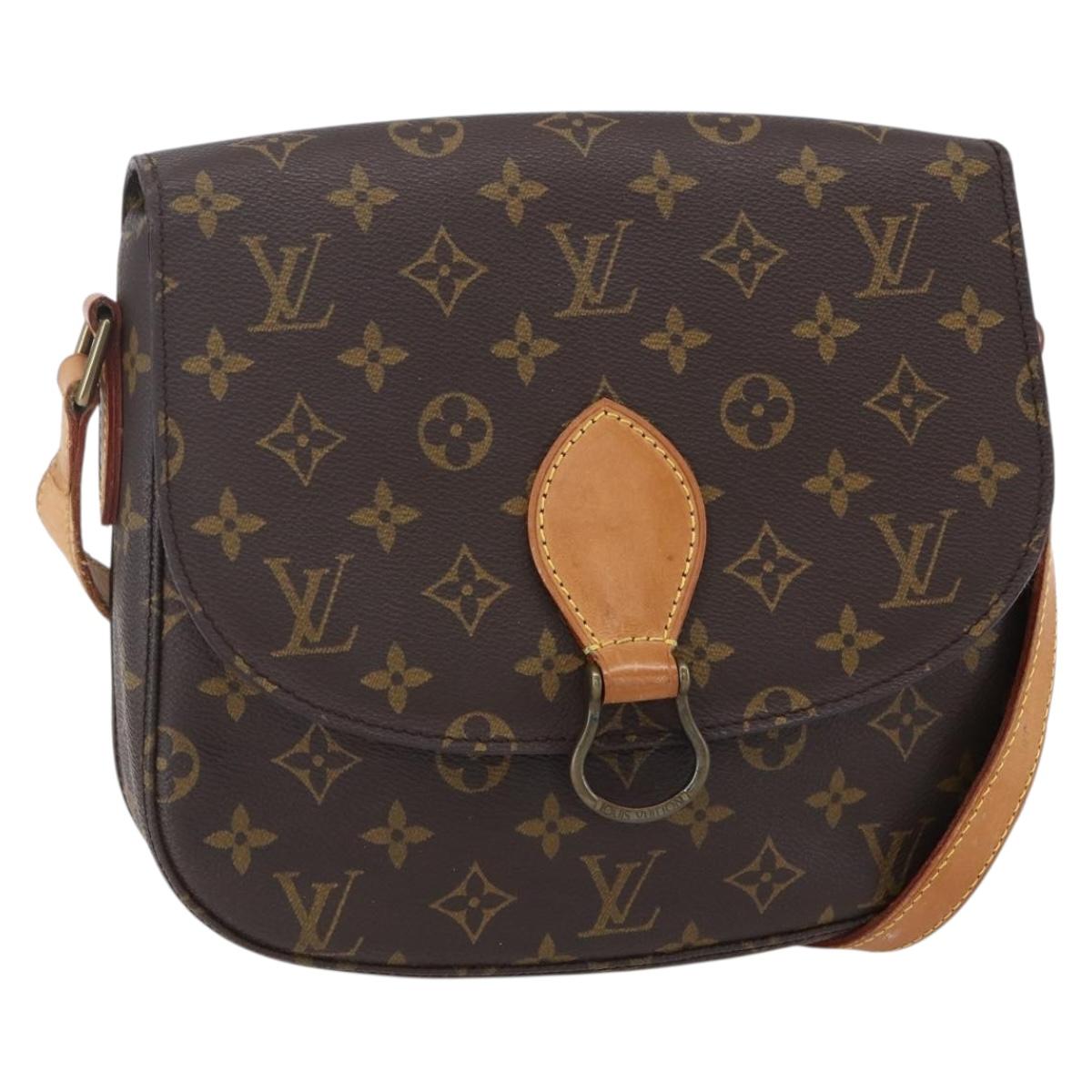 LOUIS VUITTON Monogram Saint Cloud GM Shoulder Bag M51242 LV Auth ar13827