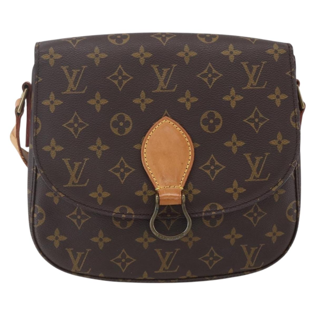LOUIS VUITTON Monogram Saint Cloud GM Shoulder Bag M51242 LV Auth ar13827