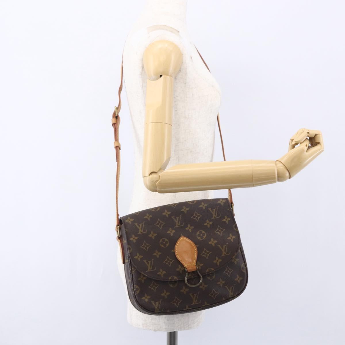 LOUIS VUITTON Monogram Saint Cloud GM Shoulder Bag M51242 LV Auth ar13827