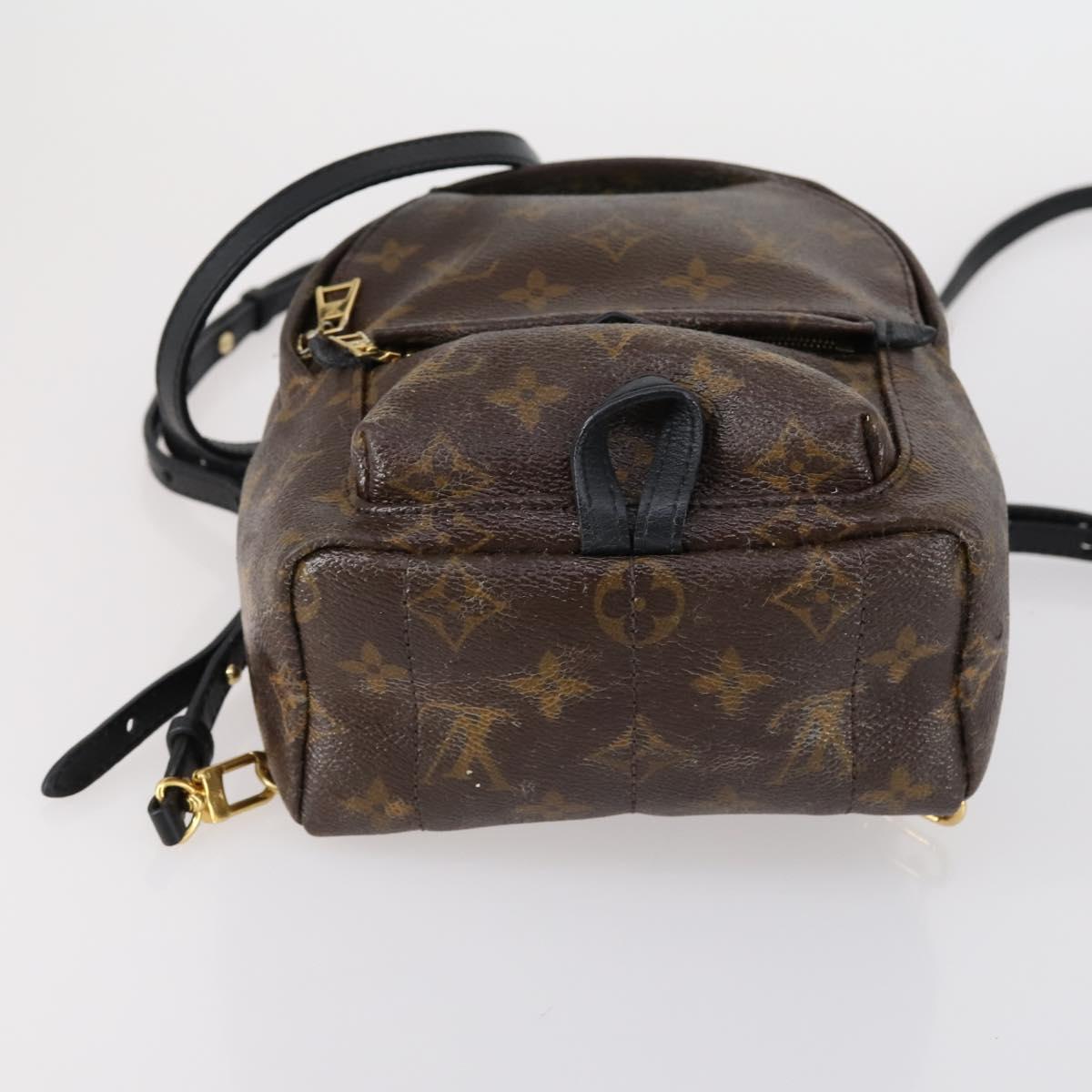 LOUIS VUITTON Monogram Palm Springs MINI Backpack M44873 LV Auth ar13828